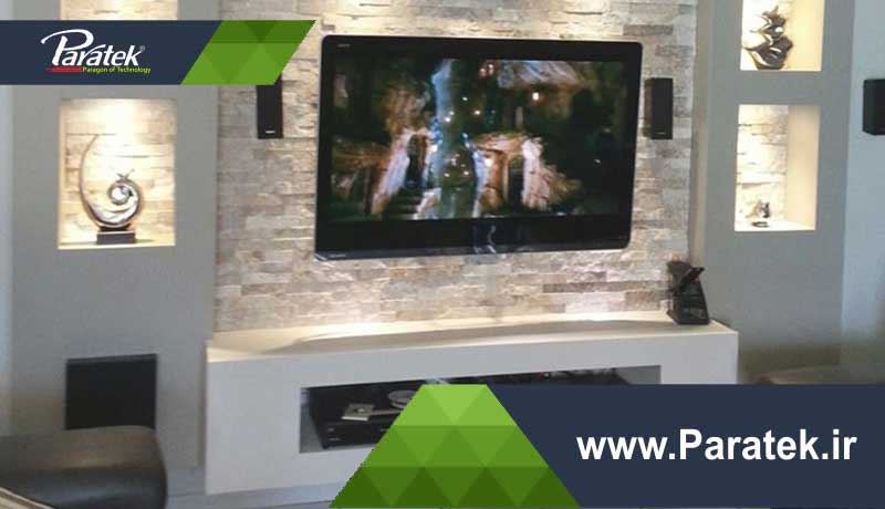 راهکار رفع مشکل کیفیت تصویر  تلویزیون روی دیوار